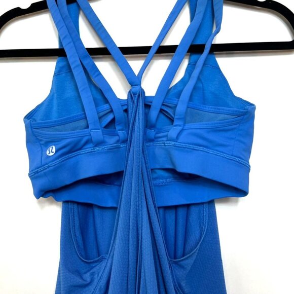 Lululemon Nouveau Limits Tank Porcelaine Blue Size 6 Yoga Cross Train Athletic - Picture 7 of 9